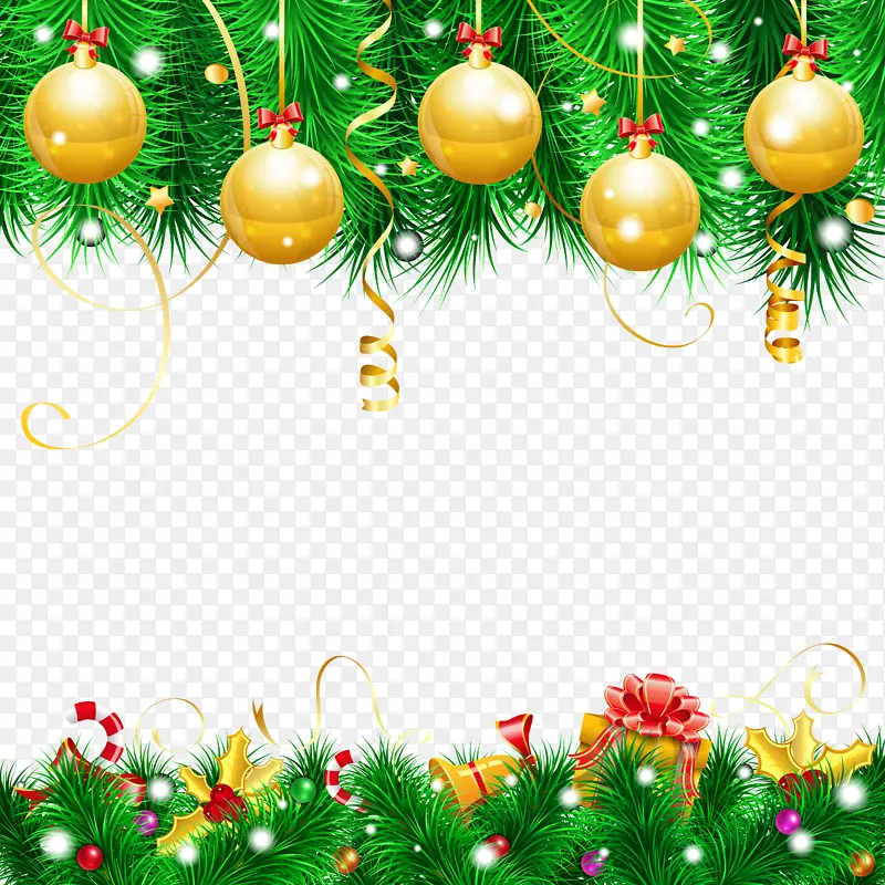 圣诞节装饰圣诞树-透明圣诞装饰