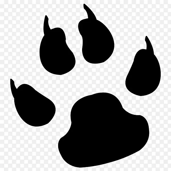 拉布拉多猎犬猫爪虎夹艺术-纹身PNG图像