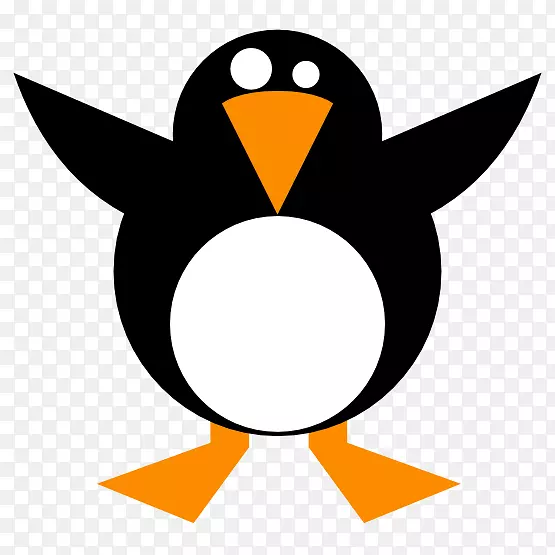 企鹅可伸缩图形剪辑艺术-linux徽标png