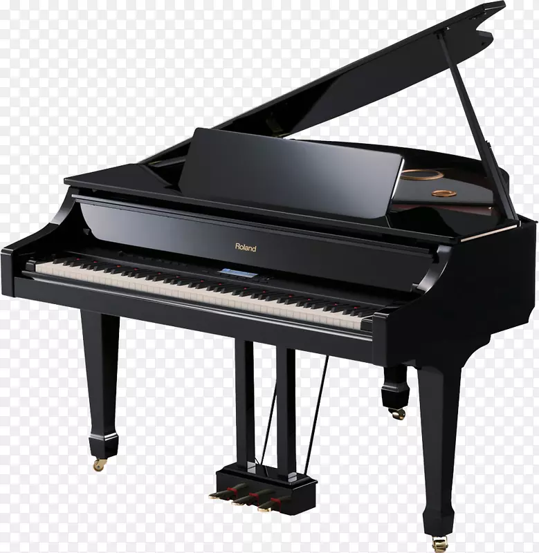 数码钢琴罗兰公司乐器钢琴图片