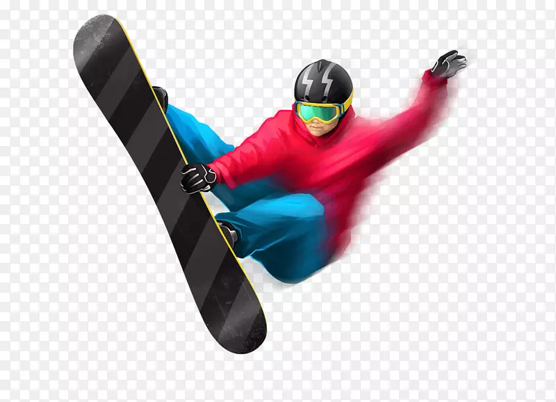 滑雪板剪贴画-滑雪板男子PNG图片