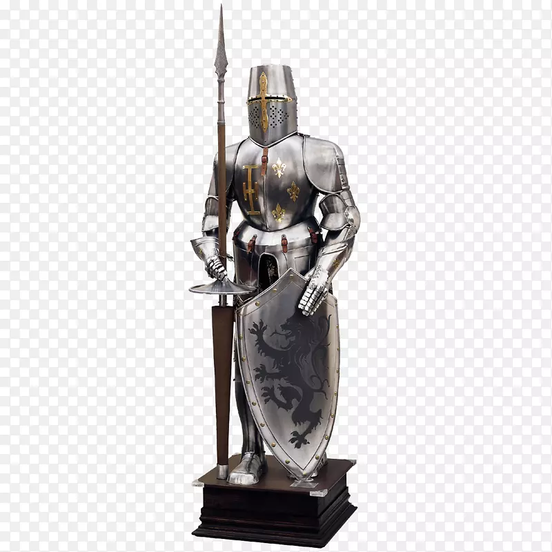 中世纪盔甲的部件-骑士盔甲-PNG