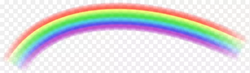 字体-彩虹PNG透明自由剪贴画图像