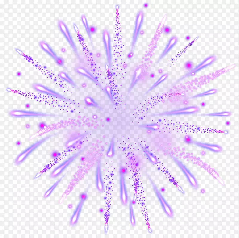 烟花爆竹艺术.紫色烟火透明剪辑艺术图像