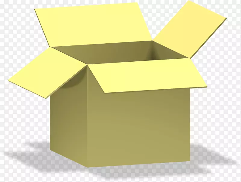 箱黄盒PNG