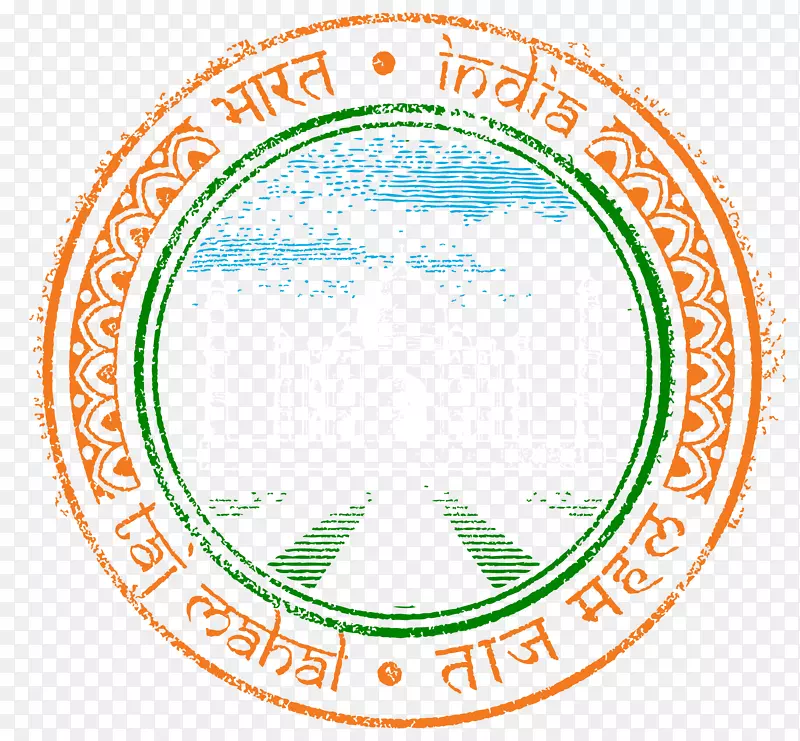 印度剪贴画-印度邮票透明剪贴画图片