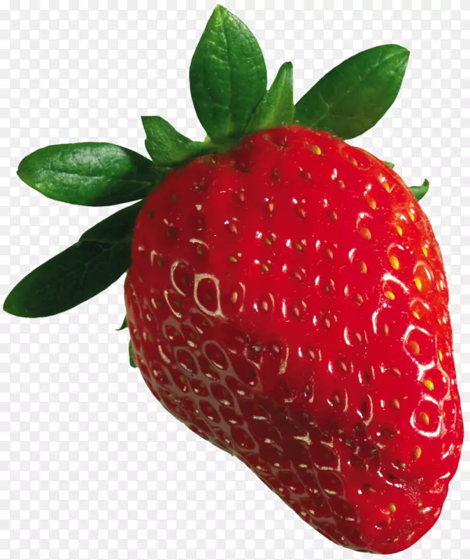 草莓水果剪贴画-大型PNG草莓剪贴画