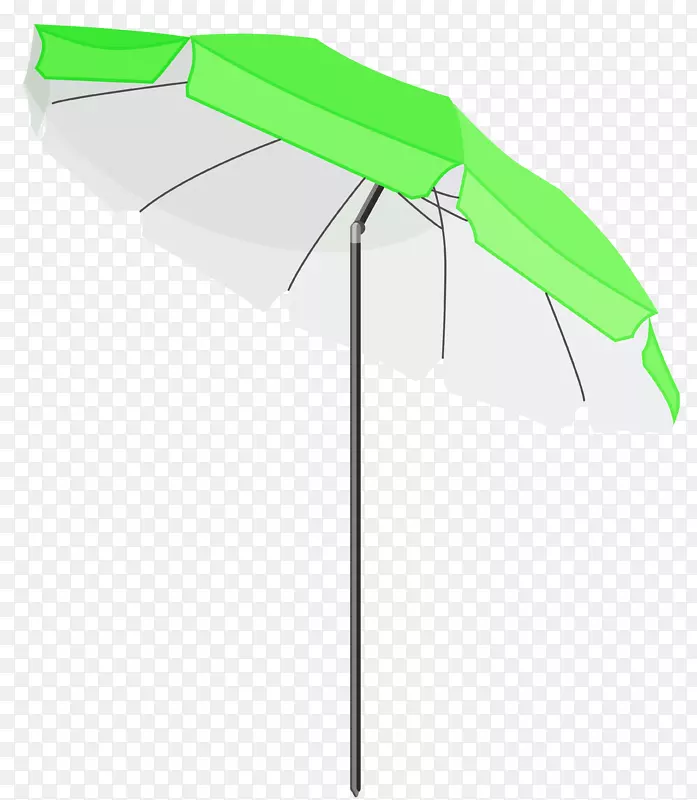 绿叶图案-碧绿沙滩伞