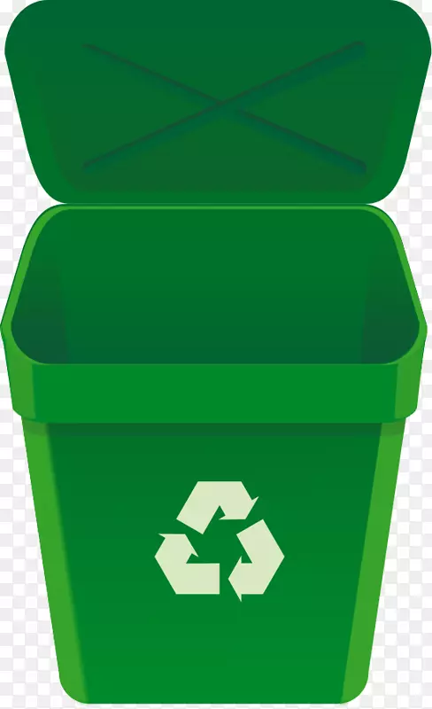 回收站废物容器夹艺术.回收箱PNG