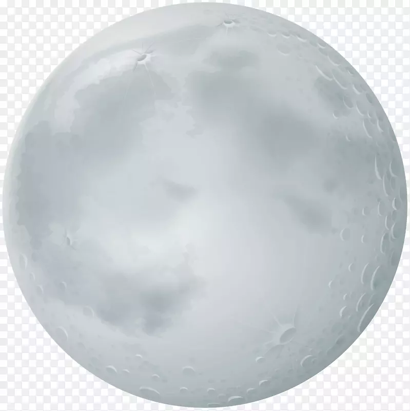 球体天空-月亮透明PNG剪贴画