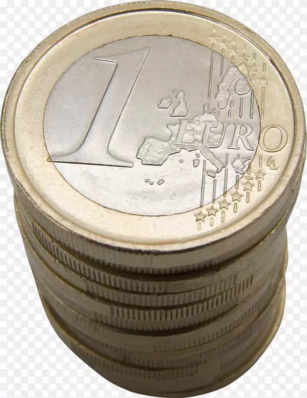 硬币剪贴画-硬币欧元png图像