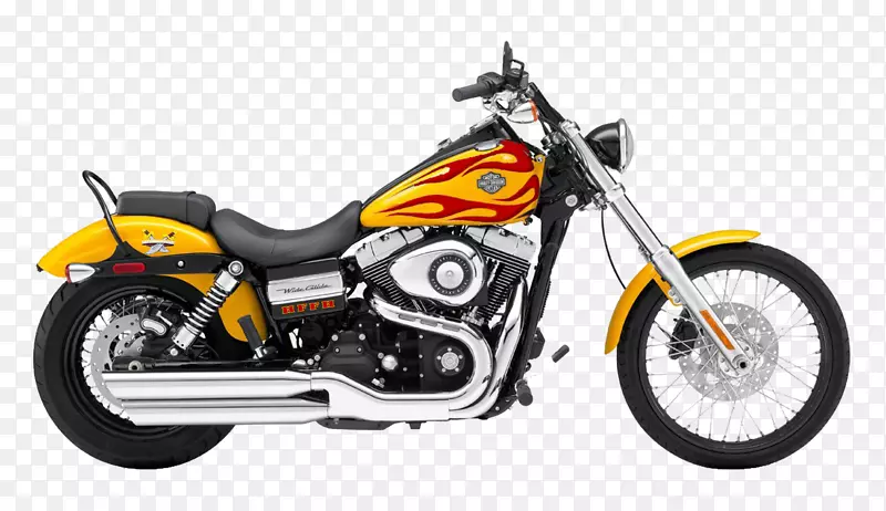 哈雷-戴维森超级滑翔自定义摩托车悬挂-摩托PNG图像，摩托车PNG图片下载