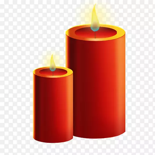 圣诞蜡烛ICO图标-圣诞蜡烛PNG图片