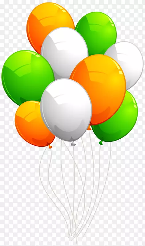 气球剪贴画-爱尔兰气球透明PNG图像