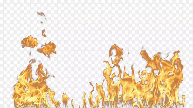 黄色火焰壁纸-火焰PNG