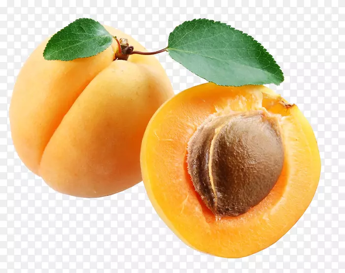 果汁杏仁水果食品-杏PNG