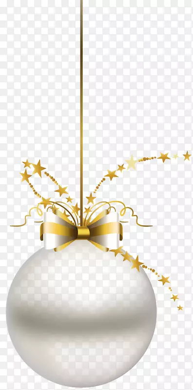 圣诞装饰品圣诞树剪贴画-透明的PNG圣诞球剪贴画
