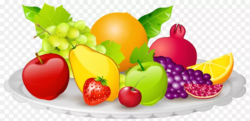素食菜白菜汤饮食水果蔬菜盘配水果盘