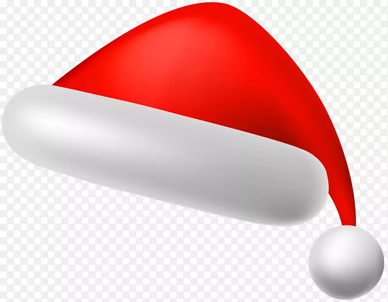 红色圣诞帽透明PNG剪贴画