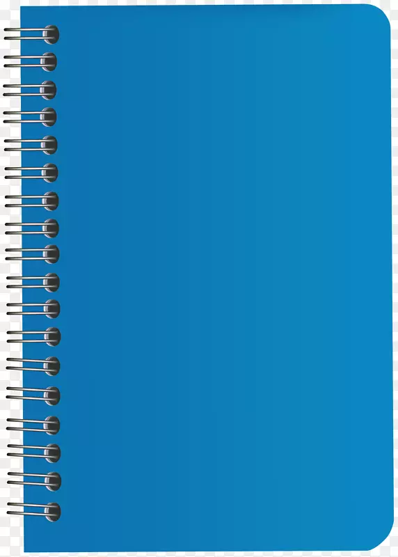 笔记本电脑剪贴画-蓝色笔记本
