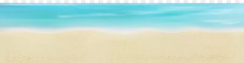海岸蓝天白昼海沙和海PNG剪辑艺术图像