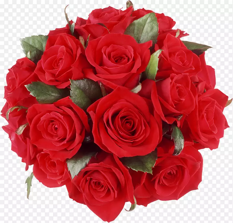 鲜花花束生日蛋糕礼物-红玫瑰花束