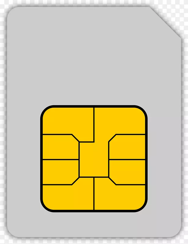 用户识别模块智能卡剪辑艺术-sim卡png图像