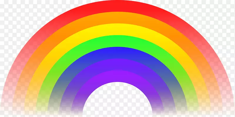 彩虹剪贴画-彩虹PNG图像