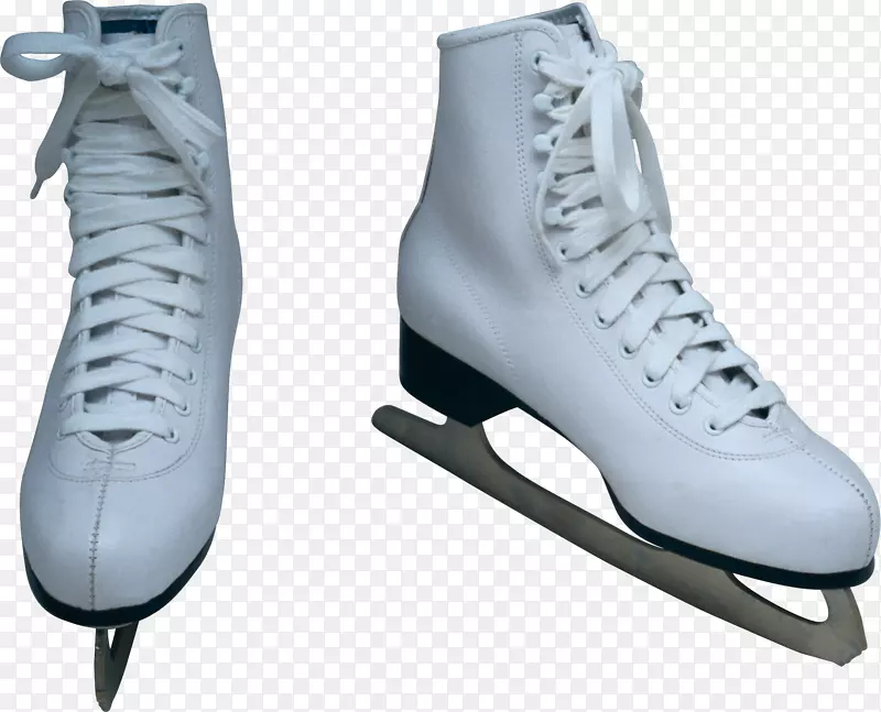 溜冰花样滑冰鞋滑冰-冰鞋PNG