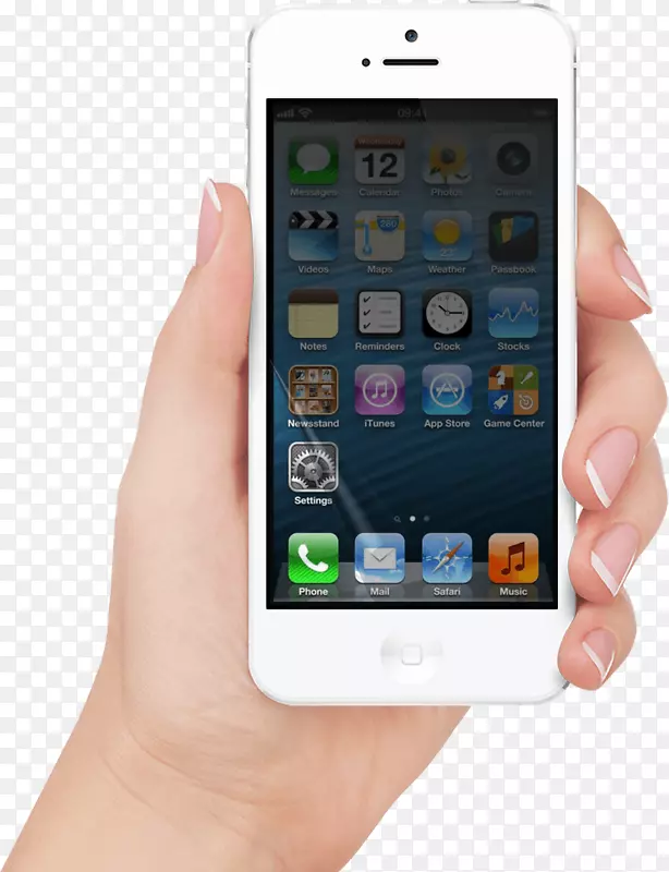 iPhone5s iPhone4IOS智能手机-智能手机在手PNG图像