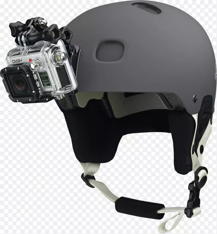 GoPro Hero2头盔相机-头盔PNG上的GoPro摄像头