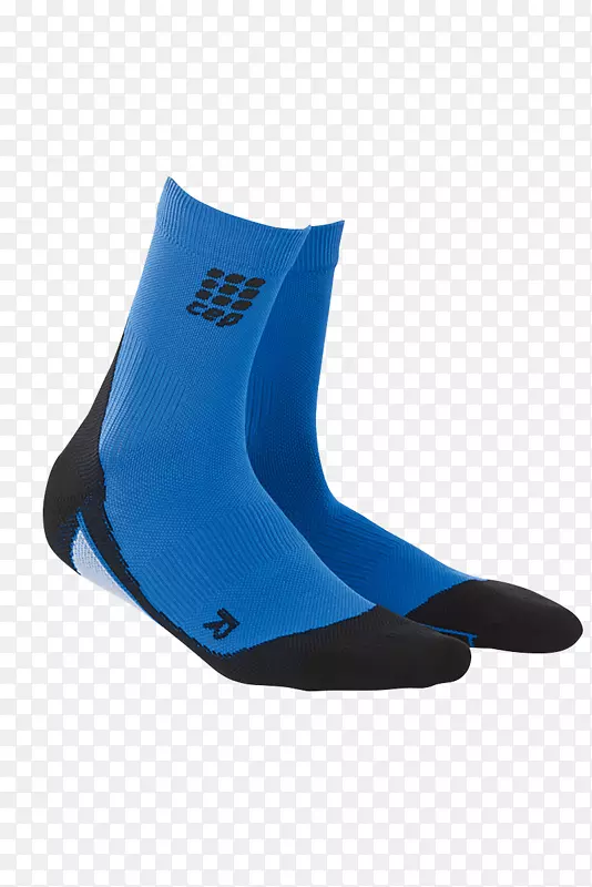 袜子袜蓝色膝高-袜子PNG图像