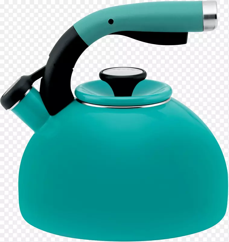 茶壶Meyer公司厨房-蓝色水壶PNG形象