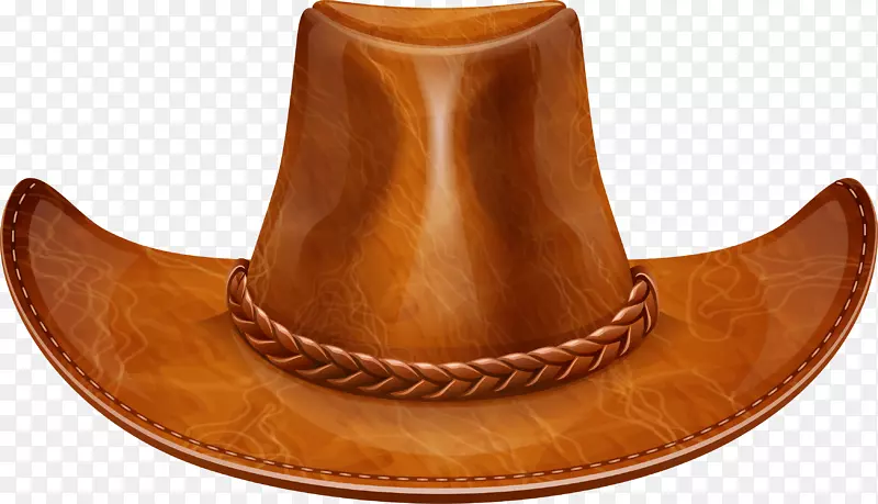 牛仔帽夹艺术-牛仔帽PNG形象