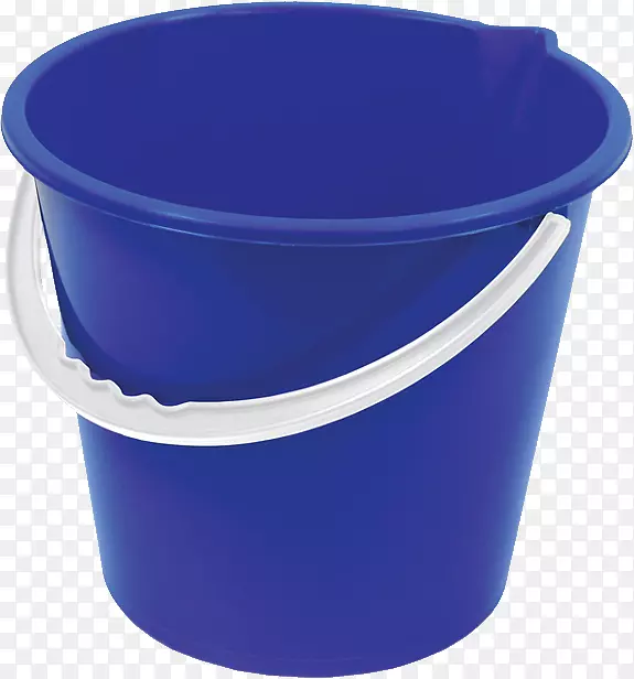 桶夹艺术-塑料蓝色桶png图像免费下载