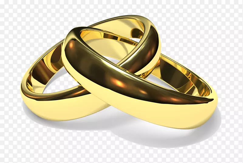 婚戒订婚戒指-婚戒PNG图像