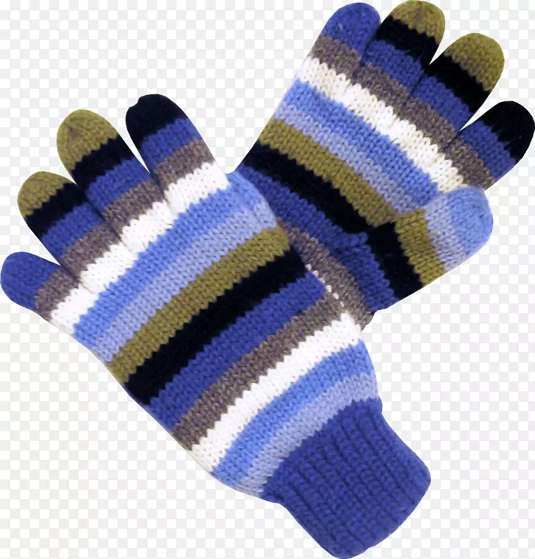 手套马球衫-冬季手套PNG图像