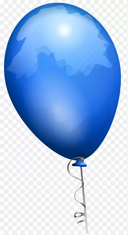 环球蓝球体天空-红色气球PNG图片下载