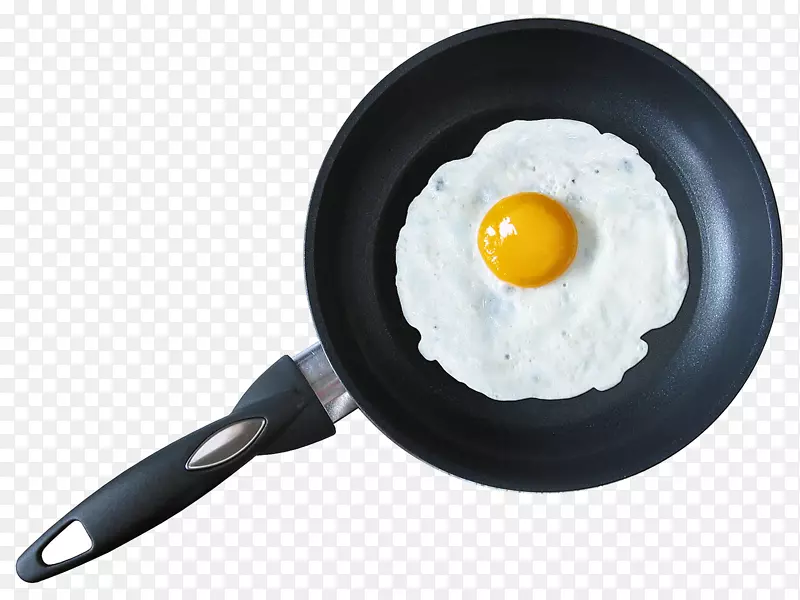 煎蛋煎锅鸡-煎蛋PNG图像