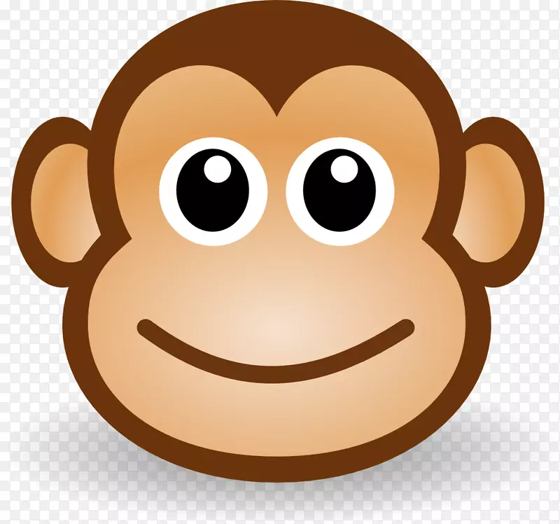猴子动画剪贴画-猴子PNG剪贴画