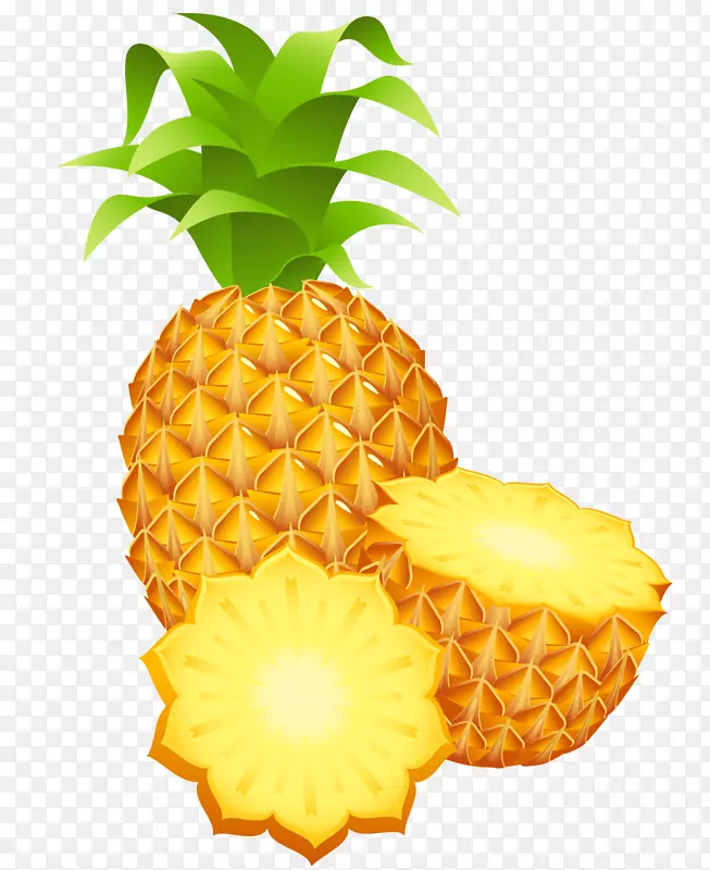 菠萝剪贴画-菠萝PNG图片，免费下载