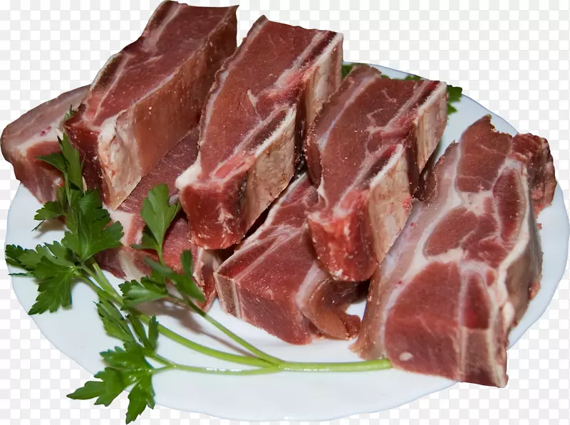 肉排食物柞蚕-肉类图片