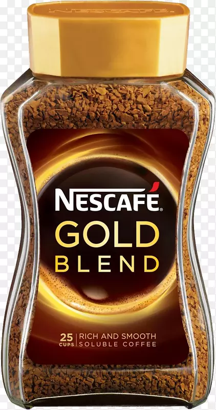 速溶咖啡拿铁卡布奇诺Nescafé-咖啡雀巢金罐PNG