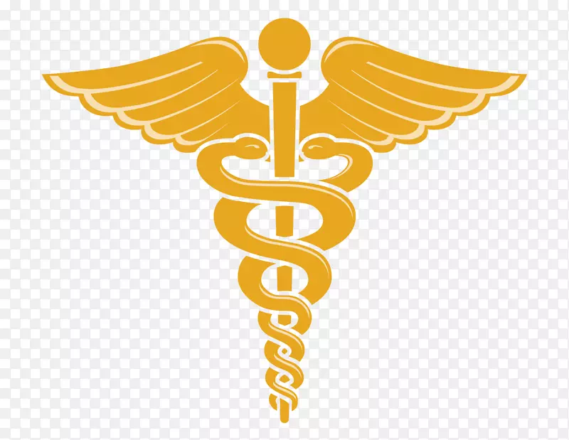 卡杜修斯作为赫姆斯医生的医务人员的标志-医生符号卡杜修斯png档案