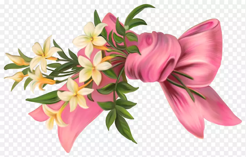 花卉设计百合花切花花束-鲜花PNG 8