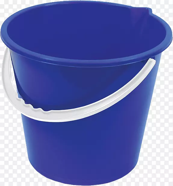 桶夹艺术-塑料蓝色桶png图像下载