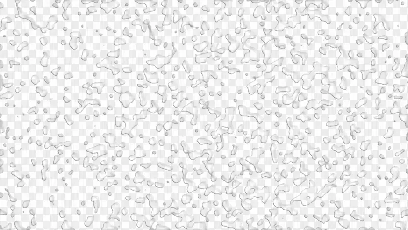 黑白纺织品图案-雨PNG