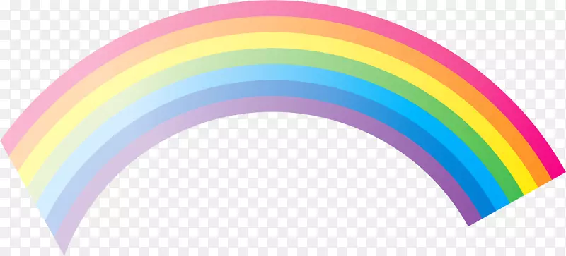 彩虹动画剪贴画-彩虹PNG图像