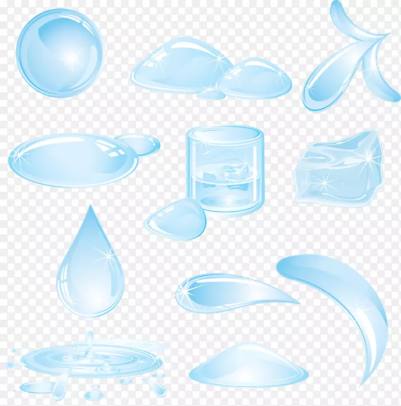 水光-水滴png图像