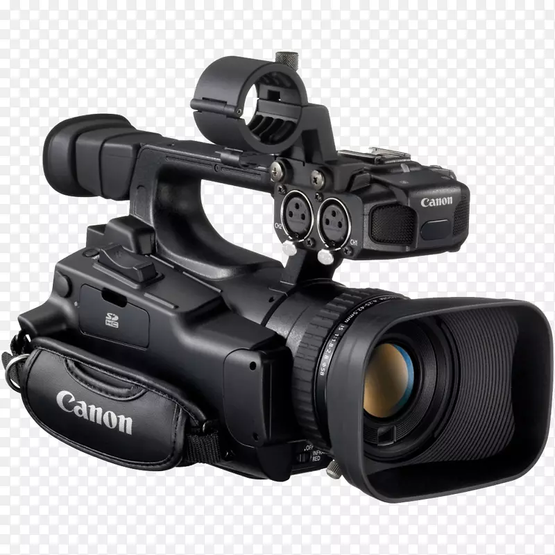 专业摄像机高清晰度视频变焦镜头摄像机png图像
